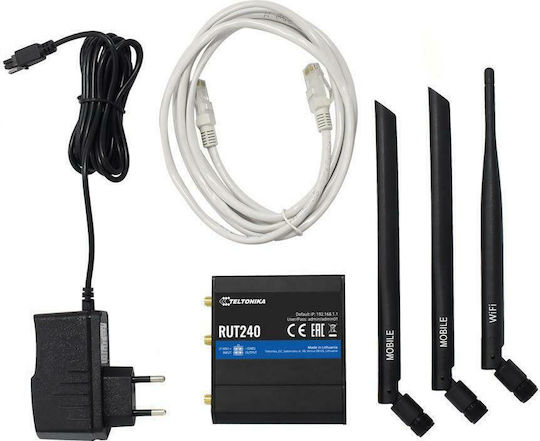 Teltonika RUT240 Ασύρματο 4G Router Wi‑Fi 4