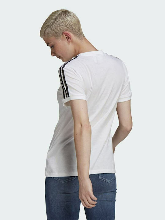 Adidas Adicolor Classics 3-Stripes Γυναικείο T-shirt Λευκό