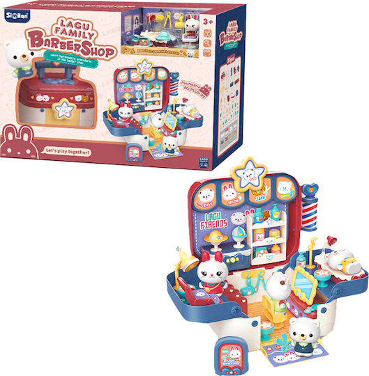 Snainter Similan Playset Миниатюри За Игри Фризьорски Салон За Възраст 3+