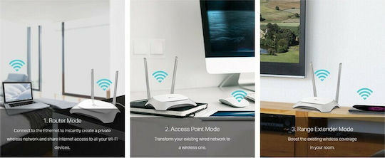TP-LINK TL-WR840N Wireless Router Wi‑Fi 4 with 4 Ethernet Ports