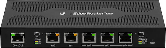 Ubiquiti EdgeRouter PoE Router cu 5 Porturi Gigabit Ethernet