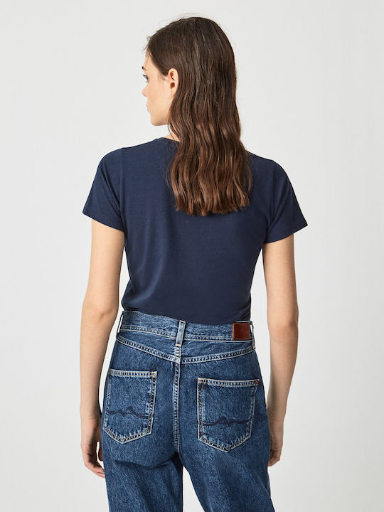 Virginia Bluza Damă Tricou Albastru Marin