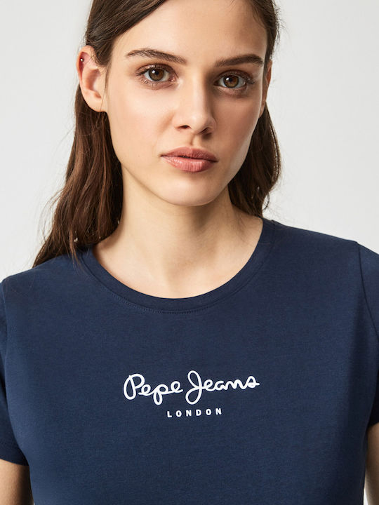 Virginia Bluza Damă Tricou Albastru Marin