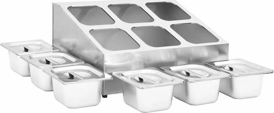 vidaXL Base for Gastronorm Basins Commercial Cooking Accessories 1pcs