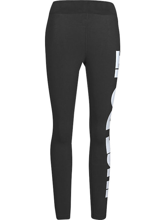 Sportswear Essential Running Γυναικείο Μακρύ Κολάν Ψηλόμεσο Μαύρο