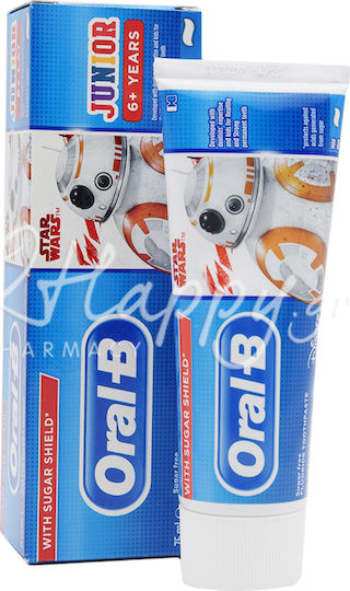Oral-B Junior Kinderzahnpasta Für 6+ Jahre Mit Minzgeschmack 75ml