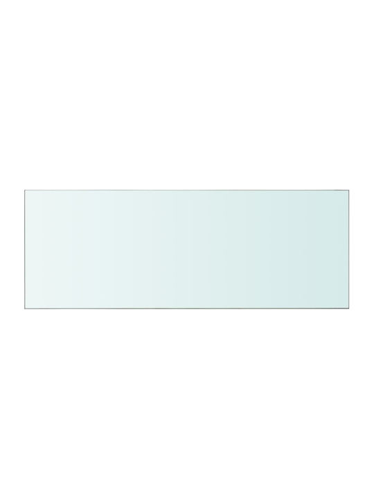 Transparent Wall Shelves 2 Pieces 80x30x0.8cm