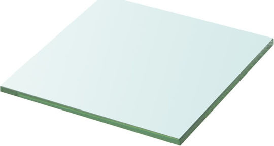 Transparent Wall Shelves 2 Pieces 30x25x0.8cm