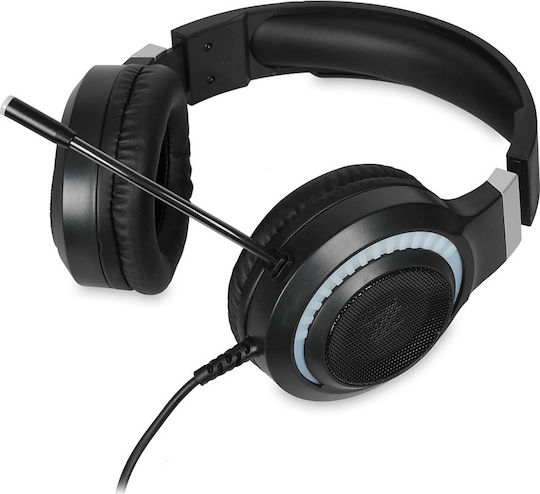 iBox X10 Über Ohr Gaming-Headset mit Verbindung USB Schwarz