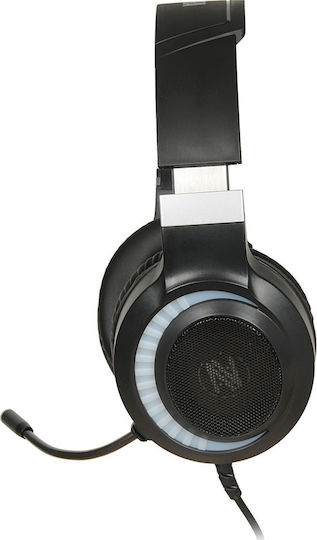 iBox X10 Über Ohr Gaming-Headset mit Verbindung USB Schwarz