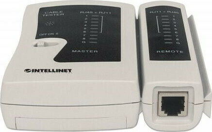 Intellinet 780087 Tester Καλωδίων Δικτύου RJ11 / RJ12 / RJ45