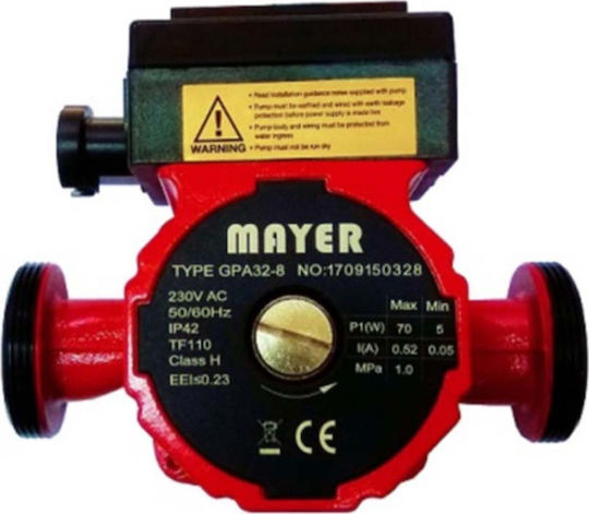Mayer F 40/6 Circulator Pump Heating / Air Condition / Recirculation 180mm