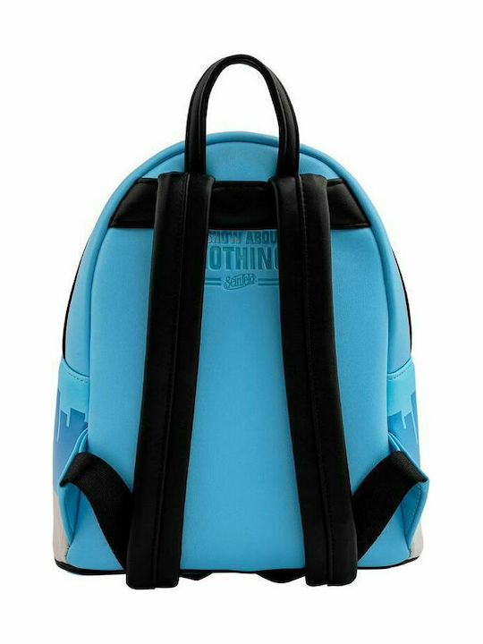 Loungefly Seinfeld Chibi City Backpack Παιδική Τσάντα Πλάτης Τιρκουάζ 25εκ. Seinfeld Chibi City Mini