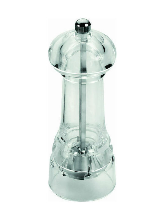 Metaltex Manual Plastic Pepper Mill 14cm Transparent