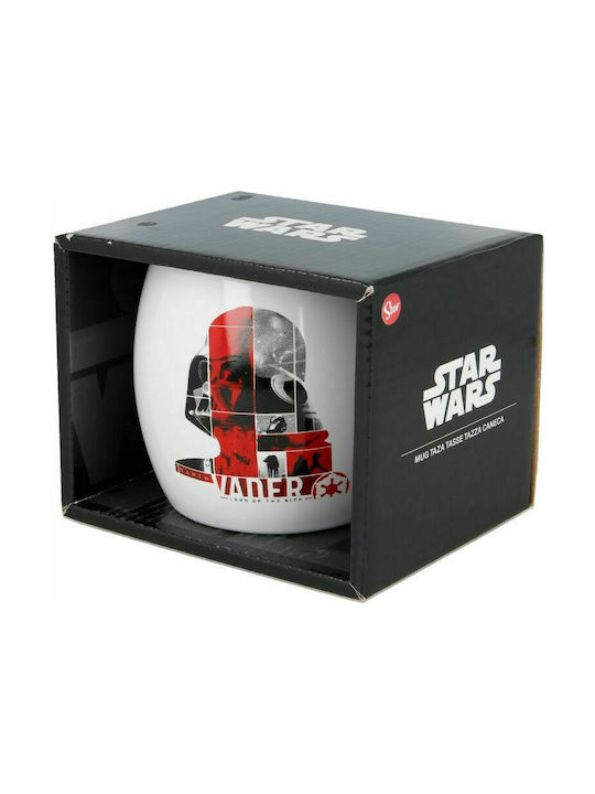 Stor Darth Vader Κούπα Κεραμική Λευκή 385ml