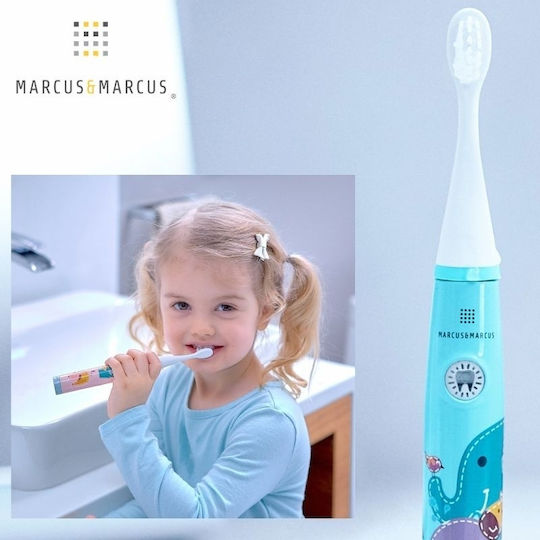 Marcus & Marcus Oral Sonic Electric Electric Toothbrush for 3+ years Blue