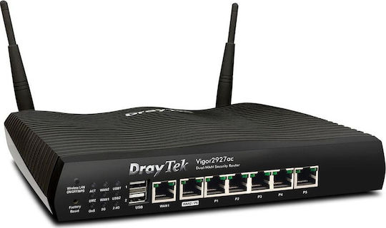 Draytek Vigor 2927Vac Безжична Wi-Fi 5 С 5 Порта Gigabit