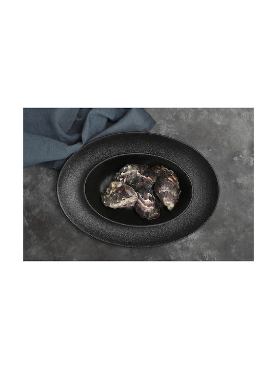 Maxwell & Williams Caviar Serving Bowl Round Ceramic Black with Diameter 11cm