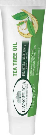 L' Angelica Tea Tree Oil Zahnpasta Ohne Fluorid für Platte 75ml