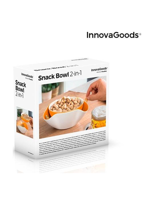 InnovaGoods Купа за сервиране Кръгла Пластмаса Orange 2бр