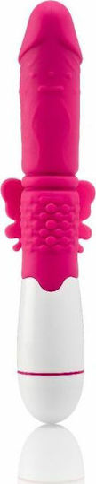 Zenn Feel The Power Δονητής Rabbit Rabbit Vibrator 20cm Ροζ