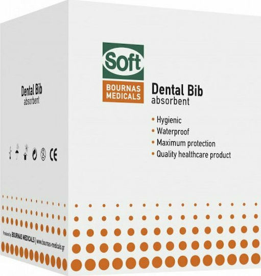 Bournas Medicals Dental Orange Towel 1ply + 1ply without Dispenser