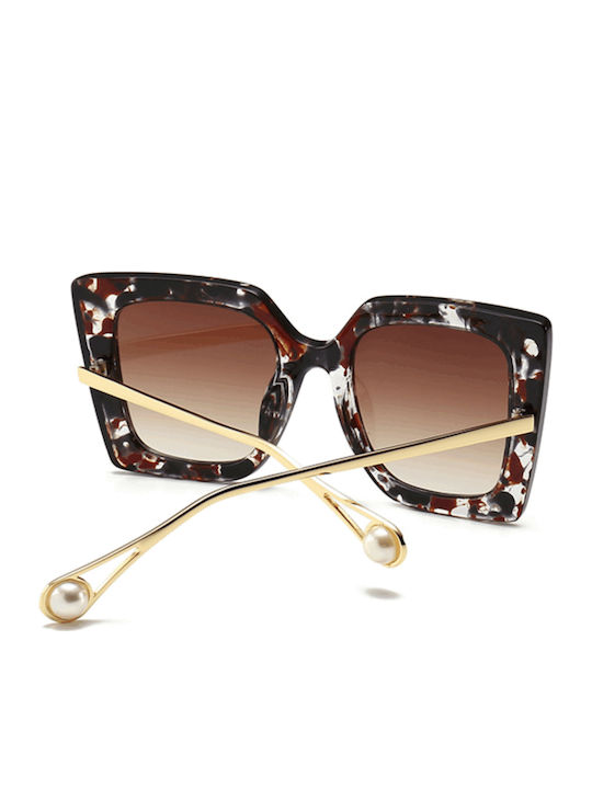 Martinez Florence Damen Sonnenbrille Brown