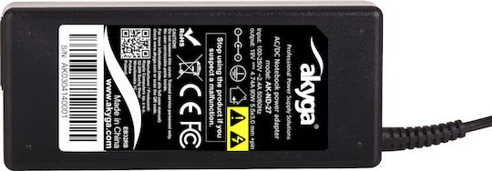 Akyga Universal Laptop Charger 90W 19V 4.74A without Power Cord
