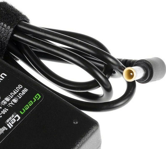 Green Cell Φορτιστής Laptop 90W 19.5V 4.7A για Sony με Αποσπώμενο Καλώδιο Τροφοδοσίας