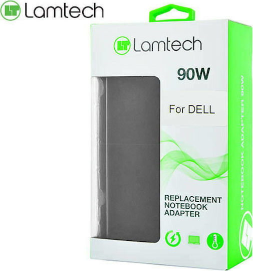 Lamtech Φορτιστής Laptop 90W 19.5V 4.62A για Dell χωρίς Καλώδιο Τροφοδοσίας
