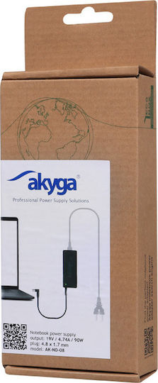 Akyga Laptop Charger 90W 19.0V 4.74A for HP without Power Cord
