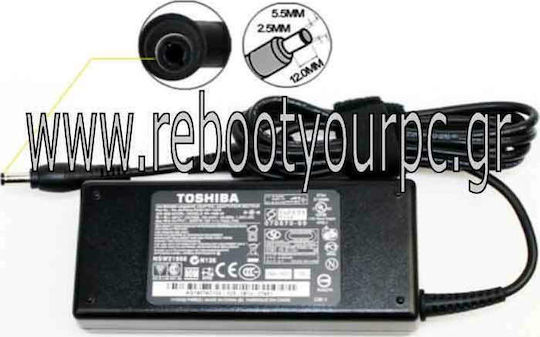 Toshiba Laptop Charger 90W 19V 4.74A for Toshiba without Power Cord