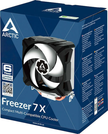 Arctic Freezer 7 X Охладител за ЦПУ за Socket /A/M/4/ /A/M/5/ /1/2/0/0/ /1/1/5/x/ /1/7/0/0/ Бял