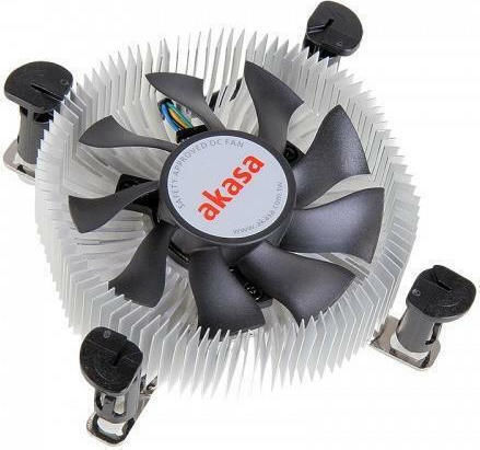 Akasa AK-CCE-7106HP Охладител за ЦПУ за Socket 1200 / 775 / 115x Сребрист