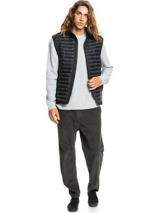 Scaly Ärmellos Jacke Puffer Schwarz