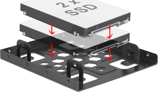DeLock HDD SSD Bracket Mounting Base 21324