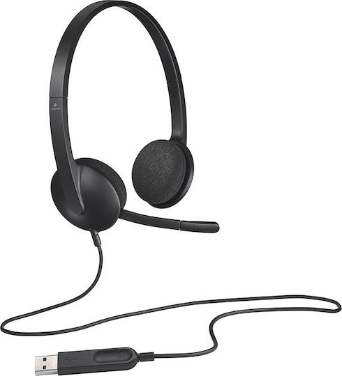 Logitech H340 On Ear Multimedia Headphone with Microphone USB-A