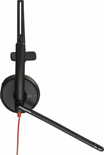 Plantronics Blackwire 3215 On Ear Multimedia Headphone with Microphone 3.5mm Jack / USB-A