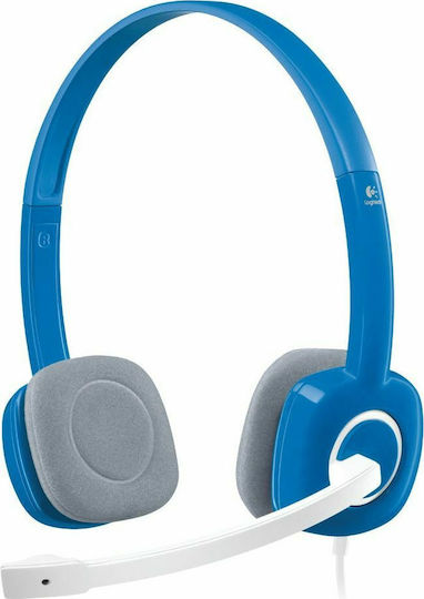 Logitech H150 On Ear Multimedia Headphone with Microphone 3.5mm Jack Blue