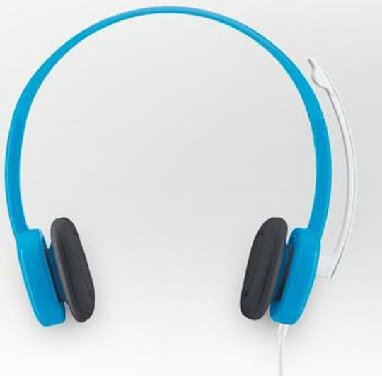 Logitech H150 On Ear Multimedia Headphone with Microphone 3.5mm Jack Blue
