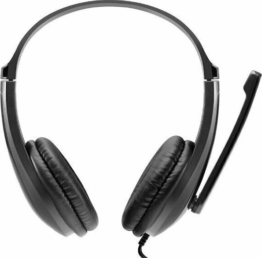CNS-CHSC1B On Ear Multimedia Headset with Microphone and 3.5mm Jack Connection