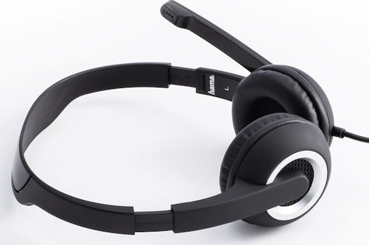 HAMA Essential HS 300 On Ear Multimedia Ακουστικά με μικροφωνο και σύνδεση 3.5mm Jack