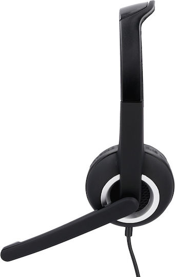 HAMA Essential HS 300 On Ear Multimedia Ακουστικά με μικροφωνο και σύνδεση 3.5mm Jack
