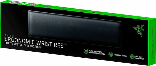 Razer Leatherette Wrist Rest Keyboard Wrist Rest Leatherette Anti-Slip Black for Tenkeyless Keyboards