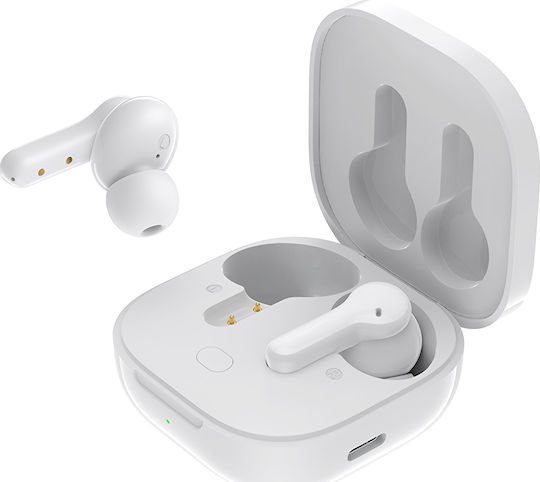 QCY T13 In-ear Bluetooth Handsfree Earphones with Sweat Resistance and Charging Case White