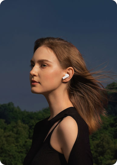 Huawei FreeBuds Pro Bluetooth Handsfree Ακουστικά με Θήκη Φόρτισης Ceramic White