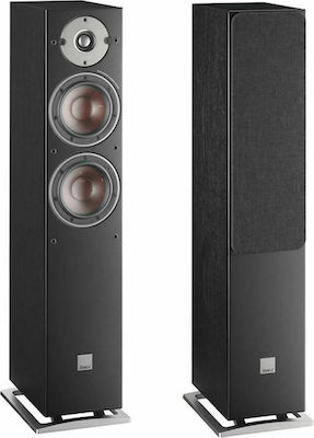 Dali Oberon 5 Двойка Hi-Fi Говорители Под 220W 2 Брой шофьори Ш16.2xД28.3xВ83см. Черно