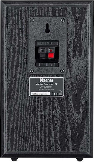 Magnat Monitor Supreme 102 Ζεύγος Ηχείων Hi-Fi Βιβλιοθήκης 60W 2 Δρόμων Π14.9xΒ19xΥ25εκ. Μαύρο
