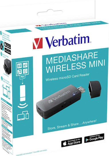 Verbatim MediaShare Mini Kartenleser WiFi für /S/D/ / / / / /