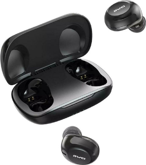 Awei T20 In-ear Bluetooth Handsfree Earphones with Sweat Resistance and Charging Case Black